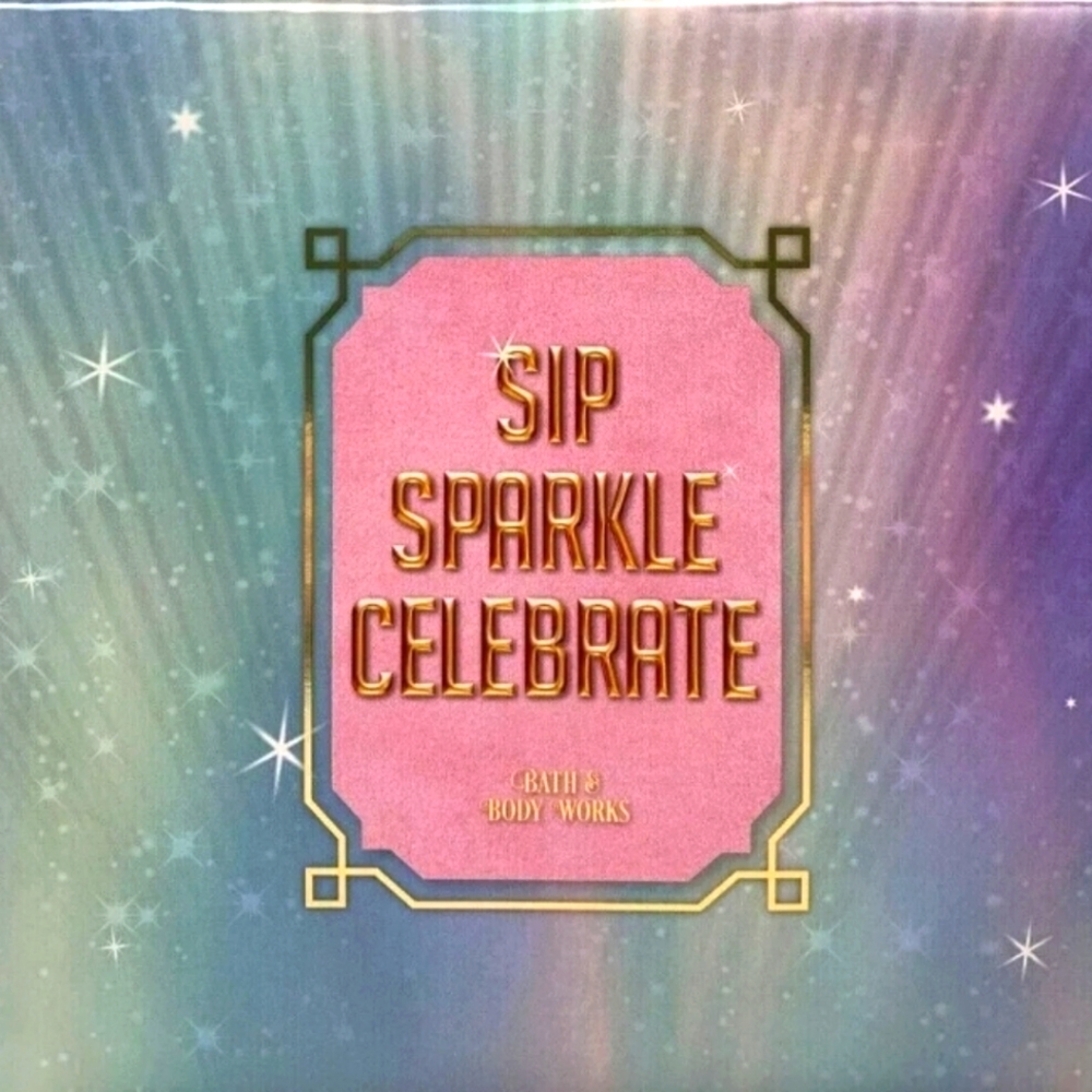🌟NWT🌟BBW Champagne Toast Gift Sip Sparkle Celebrate 7 Piece Set